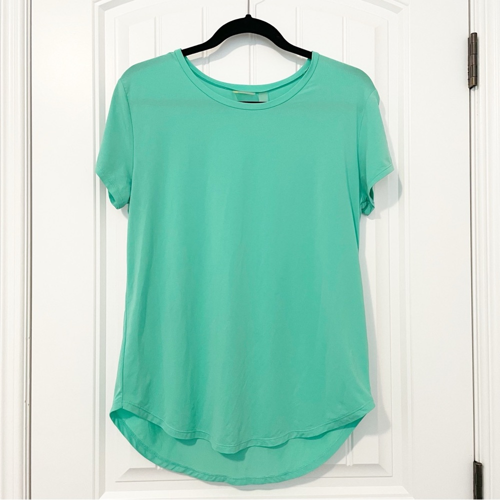 Zella Green Workout Crewneck T-shirt Size Medium